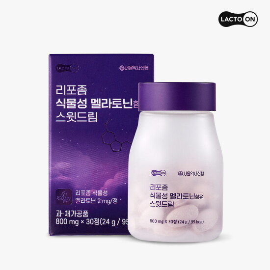 [서울약사신협][1박스] 리포좀 식물성 멜라토닌 함유 스윗드림 2mg 30정 x 1세트