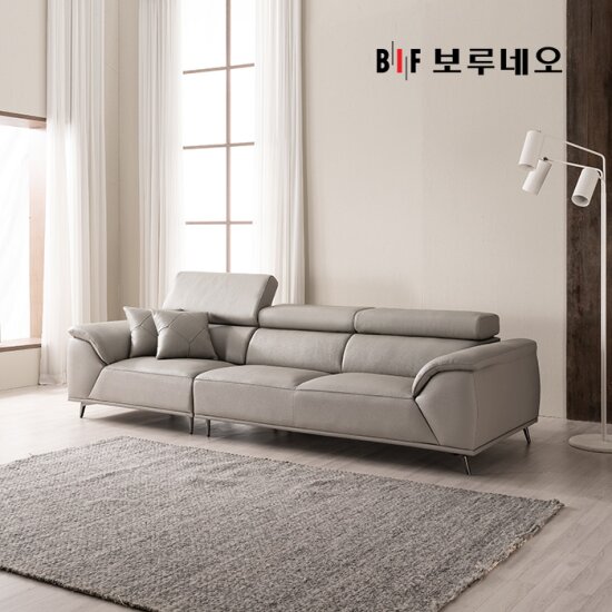 BIF보루네오 디에르 데이빗 천연통가죽 3.5인 소파