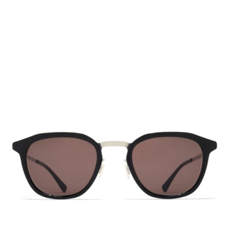 마이키타 마이키타 샤이니 실버 블랙 프레임 브라운 렌즈 선글라스 PAVI 797 A81 SHINY SILVER BLAC 51