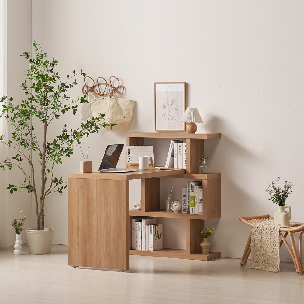 히트가구 [히트가구] RG109 모듈 1200 소형 3단 책상 세트 (착불배송 상세확인)