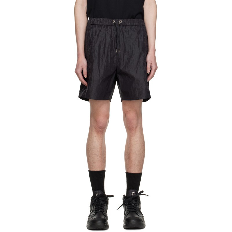 WOOYOUNGMI 우영미 우영미 블랙 드로우스트링 쇼츠 W241PT32 933B BLACK