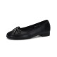 [포멜카멜레]스퀘어 리본 레터링 펌프스 BLACK 2cm