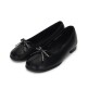 [포멜카멜레]스퀘어 리본 레터링 펌프스 BLACK 2cm