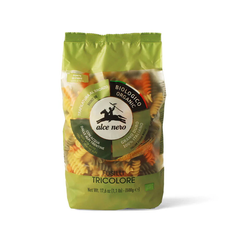 ALCE NERO SPA 알치네로 알치네로 유기농 파스타 삼색 푸질리(트리컬러 푸실리) 500g