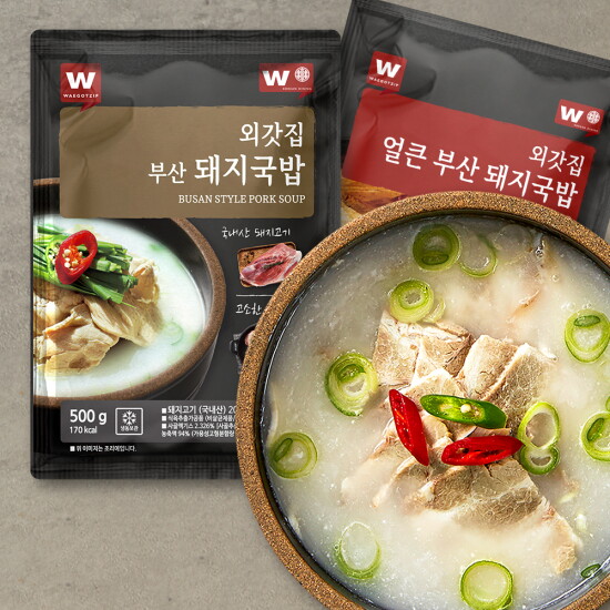 [외갓집][외갓집] 돼지국밥 X 3팩 + 얼큰돼지국밥 X 3팩