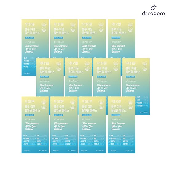 [더블]★ 블루 이뮨 올인원 밸런스 (6g*15포*12박스)+보틀(500ml*2개)