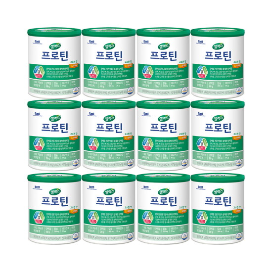[셀렉스][매일헬스뉴트리션] 셀렉스 프로틴 고소한맛 304G x 12캔 + 전용보틀증정