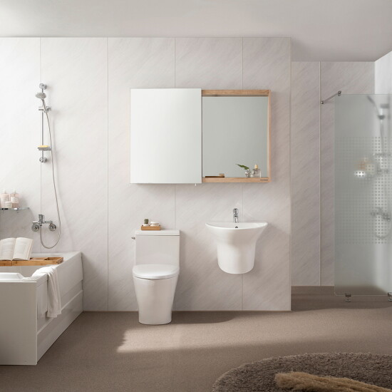 [한샘]★4/19~21 7만상품권★한샘 이지바스3 화이트 리버 소형욕실