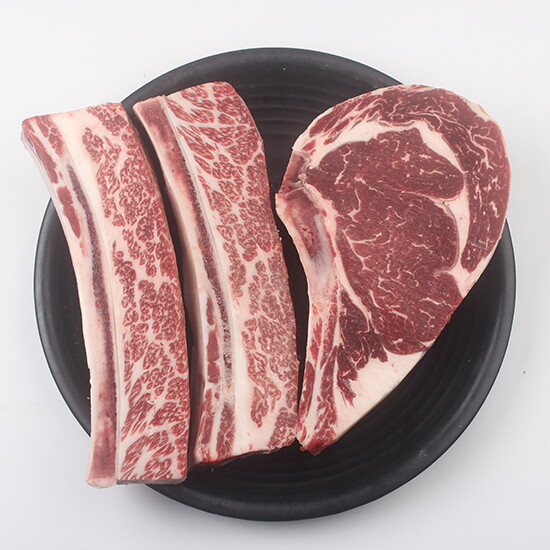 [바라던]바라던 뼈 무게 줄인 토마호크&꽃우대갈비 세트 총 1.15kg