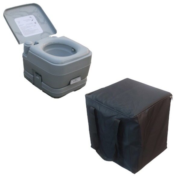 ETC [기타브랜드]캠핑문 특가 올뉴 2점 배출식 수세식 화장실 전용가방 20리터