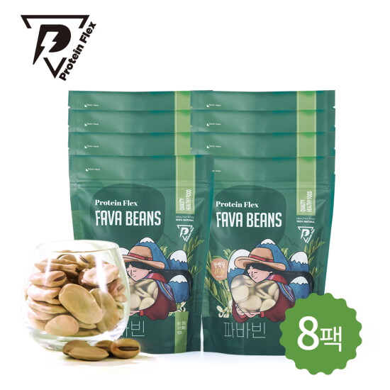 [프로틴플렉스]프로틴플렉스 자이언트 파바빈 식물성 단백질 원물 350g X 8팩