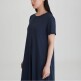 [자주][JAJU/자주] 여 소프트 반팔 파자마 원피스_네이비
