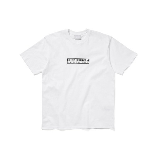 디스이즈네버댓 디스이즈네버댓 디스이즈네버댓 THISISNEVERTHAT TNT International Tee White 4905844 TN251TTSST11WHT