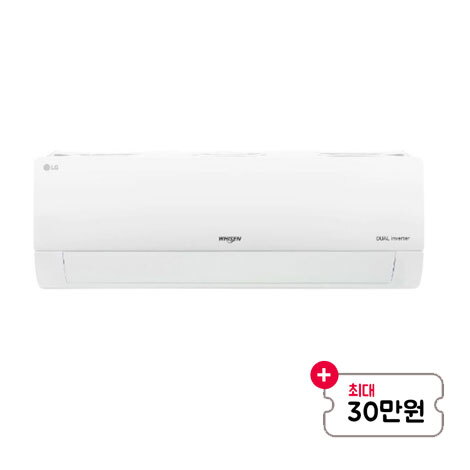 [렌탈]엘지전자(가전) [최대혜택][스마트렌탈][LG] 휘센 벽걸이 냉난방기 13평형 (SW13BAKWAS)/60개월 의무사용