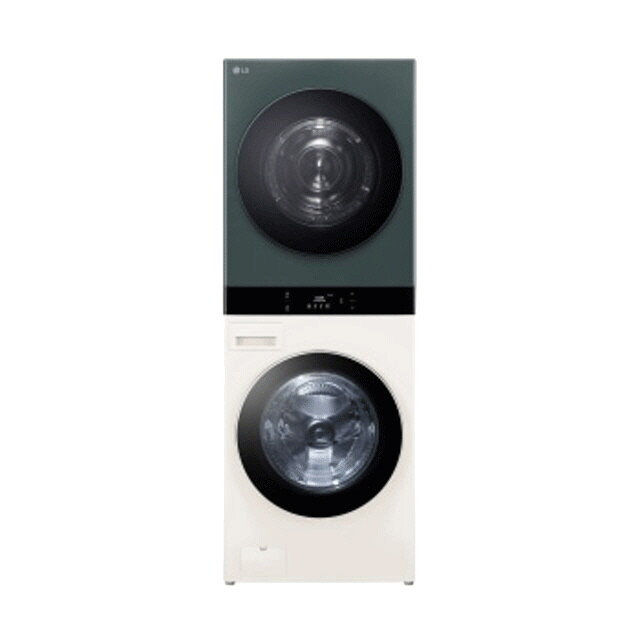 [렌탈]LG전자 [LG] 오브제컬렉션 워시타워 (25kg/22kg) (그린 / 베이지) (WL22EGZU.AKOR)/60개월 의무사용