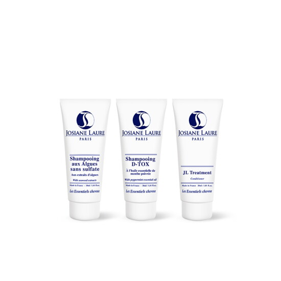 [조지앙 로르][조지앙로르] ▶체험 kit◀ 두피-데일리 3종 (구성: 탄력샴푸 30ml+디톡스샴푸30ml+트리트먼트 30ml)