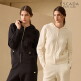 [에스까다]O ESCADA 25FW 여성 니트 후드 집업