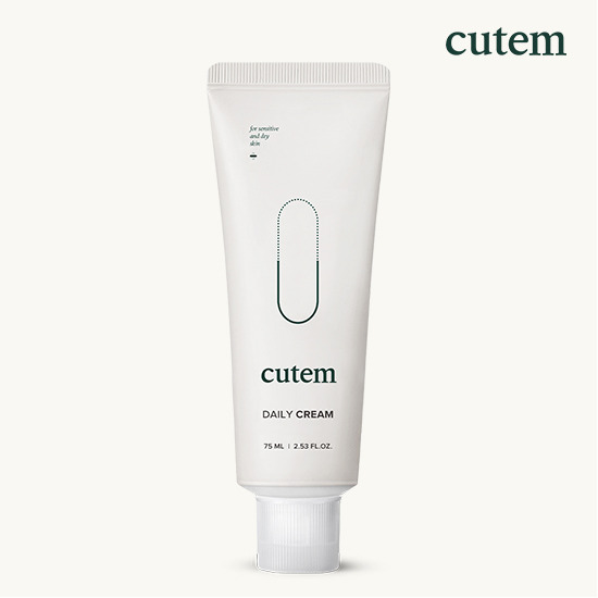 [큐템]★최저가 단 3일★[공식몰1등수분크림] 큐템 데일리 크림 75ml