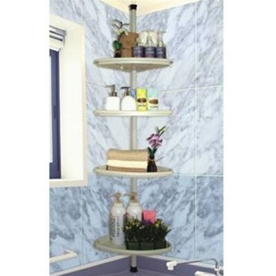 텐바이텐 PS 정리대 4단 욕실코너 틈새 선반 코너장 수납 행거