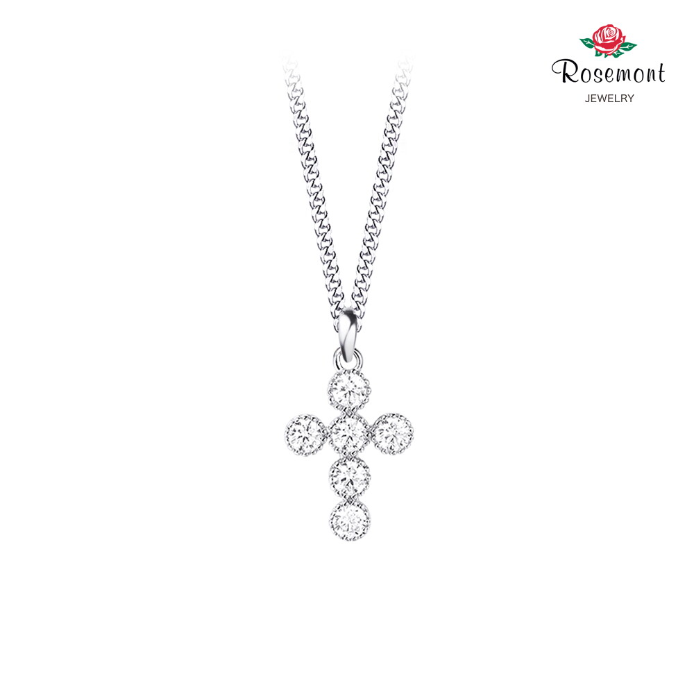(주)우림에프엠지 로즈몽(주얼리) [로즈몽] 실버 십자가 목걸이 RA26A05J