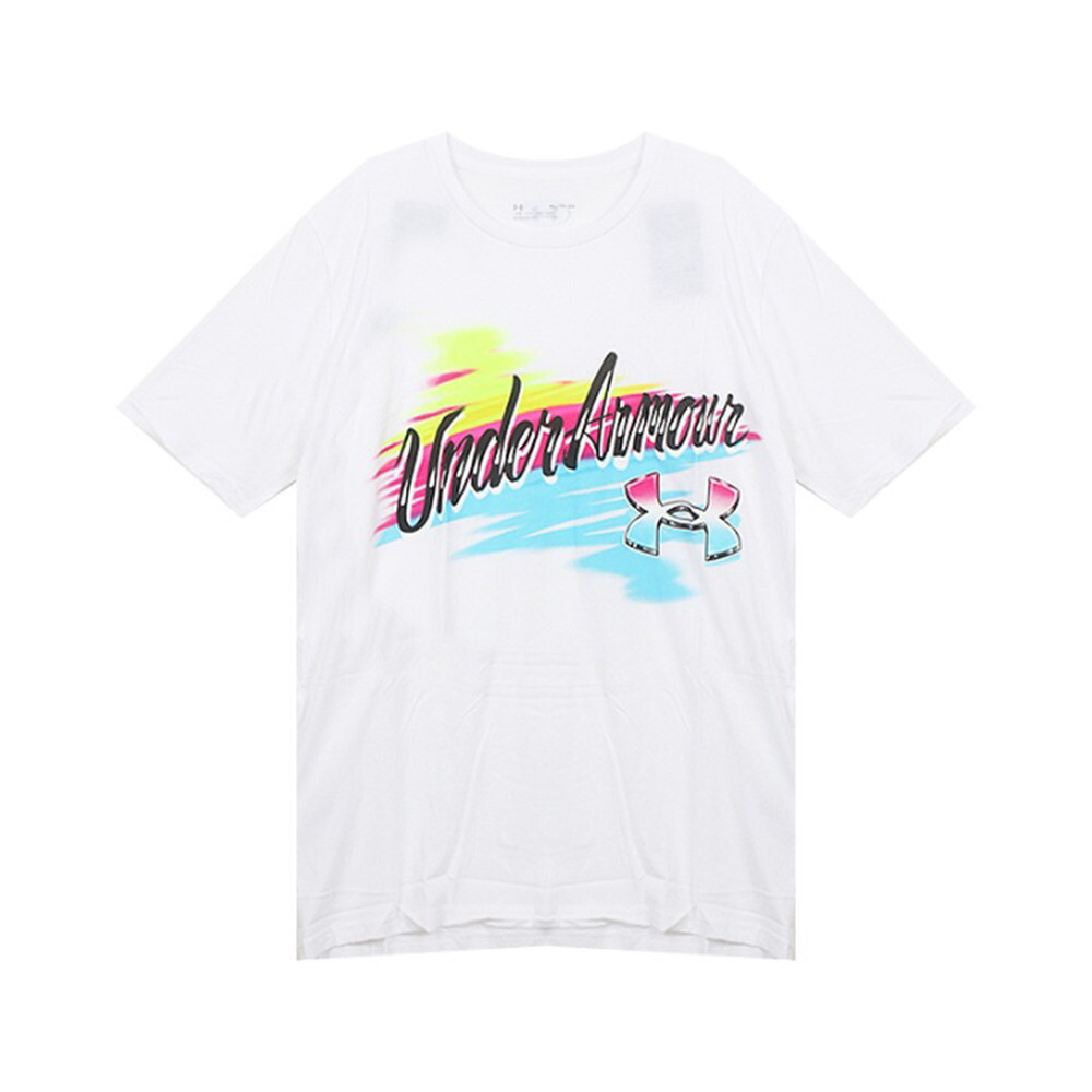 언더아머 [언더아머]언더아머 남성 UA 여름 워드마크 반팔티셔츠_1370521-100