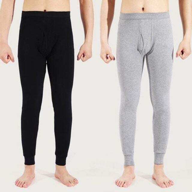 지오벤처스 남자 인기 기모 내복 바지 감성 스판 레깅스 내의 내