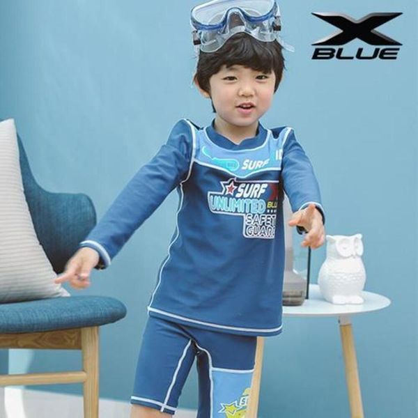 셀러허브(하프클럽) [하프클럽/셀러허브_아웃도어]XBLUE 남아동 래쉬가드 상하세트 F31074 어린이용 핫템