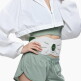 [미오데칼코마니][미오데칼코마니] 복부마사지기 EMS 진동 온열 다이어트 휴대용 간편 음성안내 복부 찜질기 뱃살 안마기