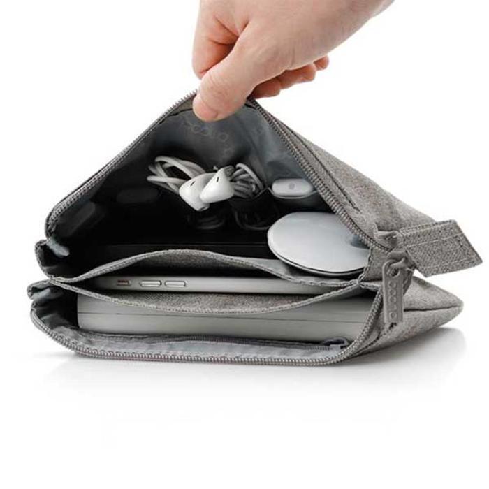 101partners 셀러허브잡화 충전기 마우스 USB 보관 파우치 가방 13인치 맥북케이스