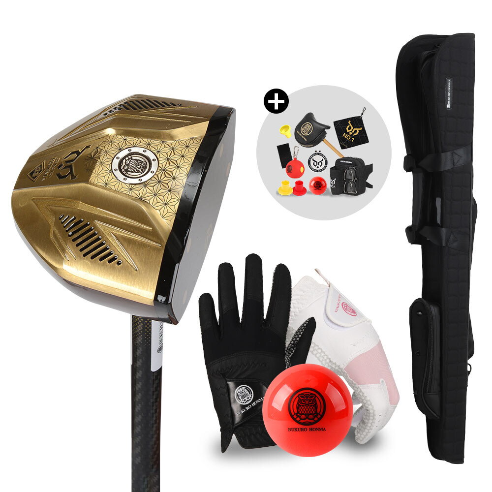 부쿠로혼마 [부쿠로혼마][12종풀세트] 부쿠로혼마 우드 3스타 이지퍼스트 협회 인증 파크골프채 12종 세트