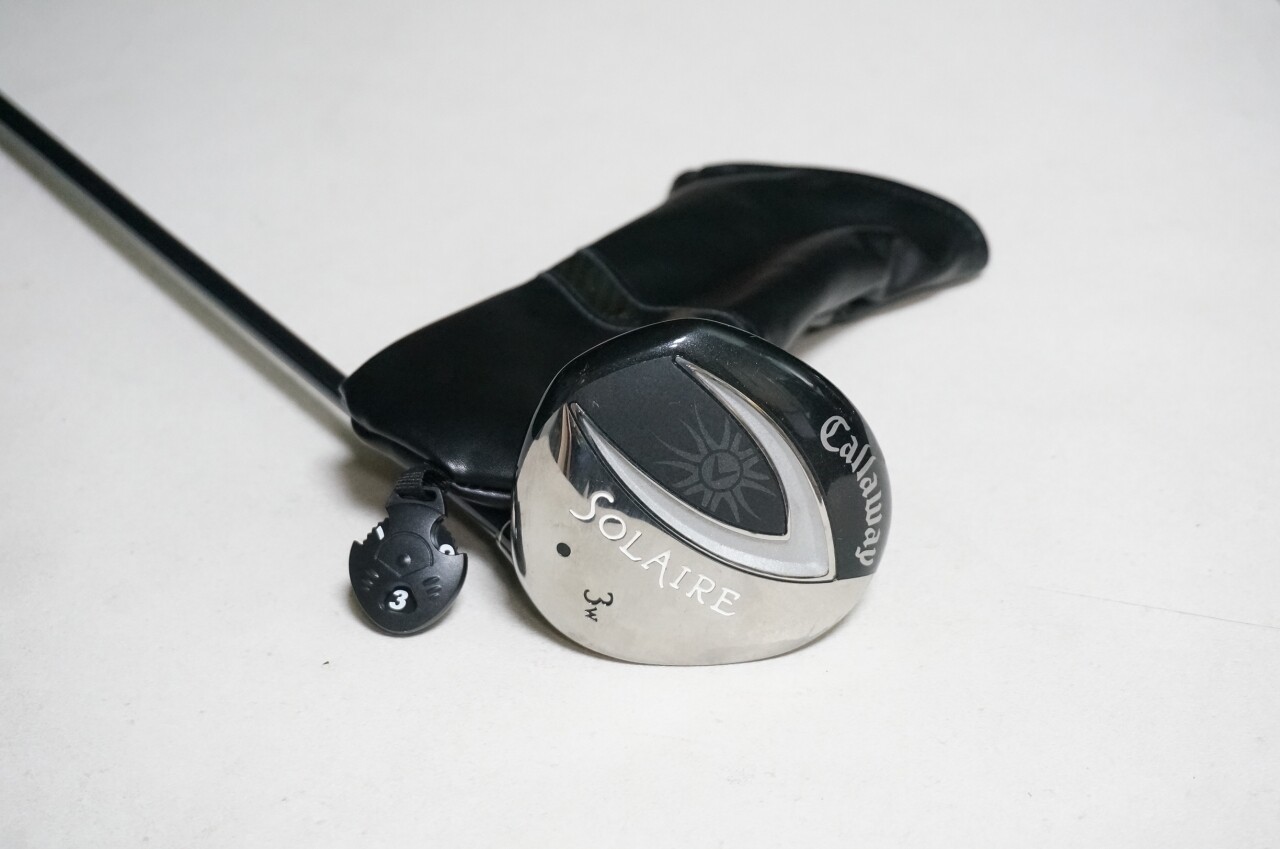 Callaway 캘러웨이 중고 여성 캘러웨이 솔레어 3번 우드 샤프트 W 강도 깨끗한 중고