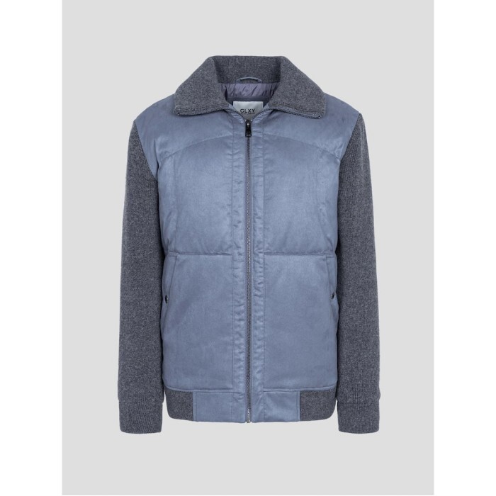 갤럭시 라이프스타일 [갤럭시 라이프스타일] 경량 하이브리드 니트 믹스 다운 점퍼  스카이 블루 (GC5938M11Q)