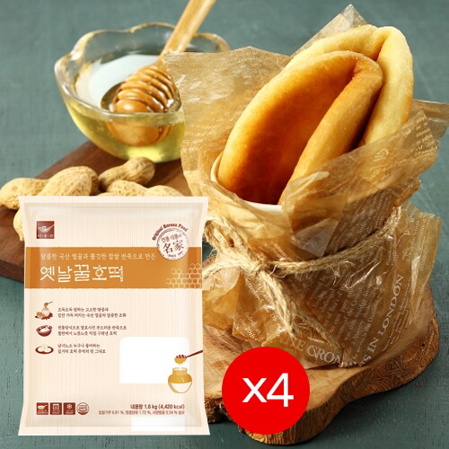 레인보우마켓 (사옹원) 옛날꿀호떡 1박스 (1.6kg x 4개입)