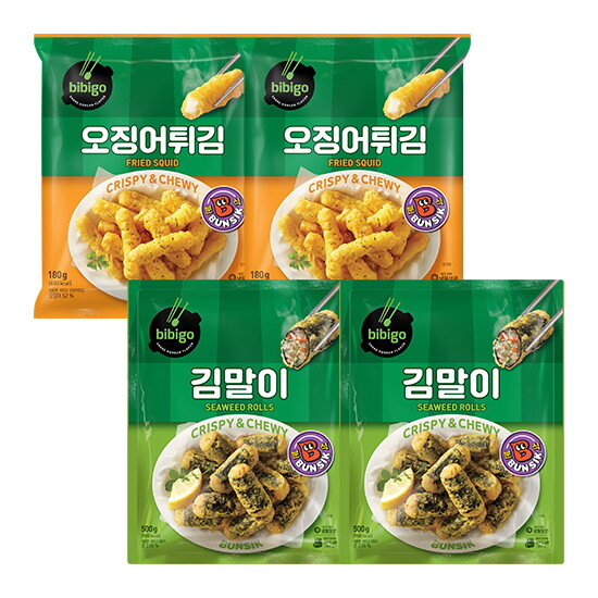[비비고]분식세트(김말이x2+오징어튀김x2)