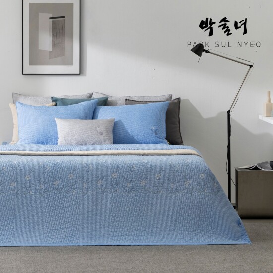 [박술녀][SALE][OneTV][SS]풍기인견100 피그먼트 자수 침구 풀세트