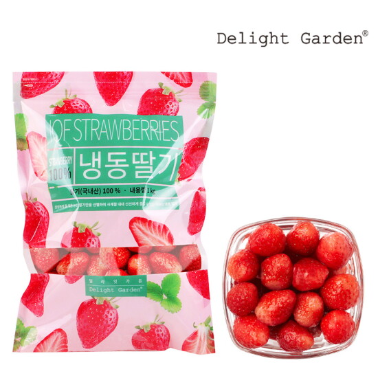 [딜라잇가든]딜라잇가든 냉동 딸기(국내산)1kg x 10