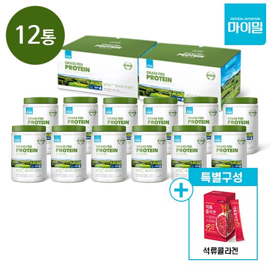 [더블]뉴질랜드 자연방목 폰테라 프로틴 12통 + 석류콜라겐 1박스 