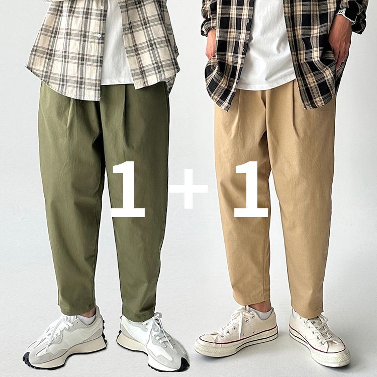 예스와이 예스와이 / 1 1 핀턱 벌룬팬츠 남자통바지 통큰바지 배정남바지