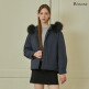 [유로컬렉션][정가 199,000원][로안]폭스퍼 후드 구스다운 자켓