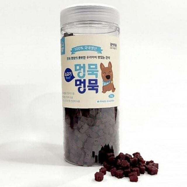 오너클랜 애견간식 간식 애견 소프트 영양 져키 한입 소고기 균형