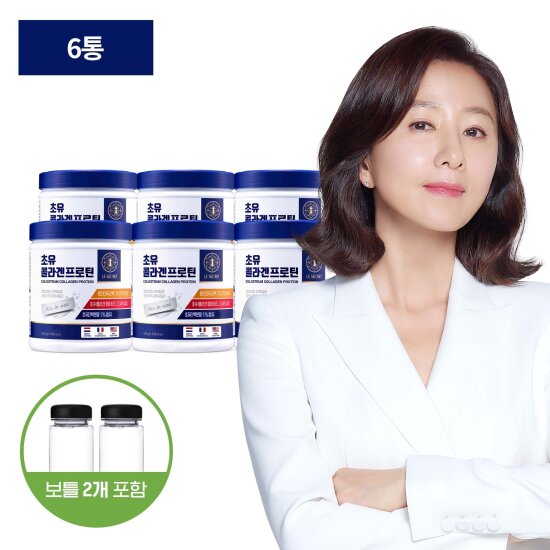 [싱글] 뉴트리원 Le Secret 초유 콜라겐 프로틴 시즌2 (420g*6통+텀플러 2개+스푼6개)