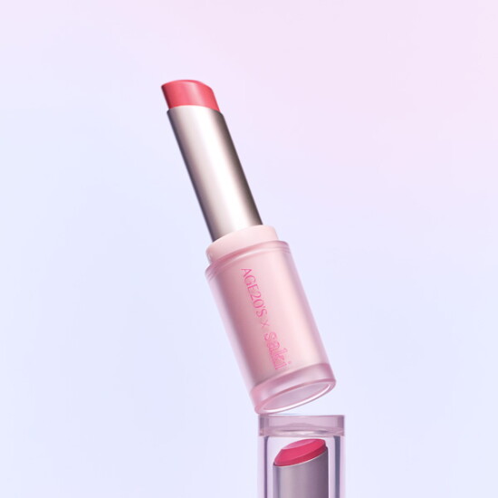 [에이지투웨니스][한정수량💗] 에이지투웨니스 핑크 포 에브리 하트 에디션 케어글로우 립 밤 3.5g (SPF15/소르베)