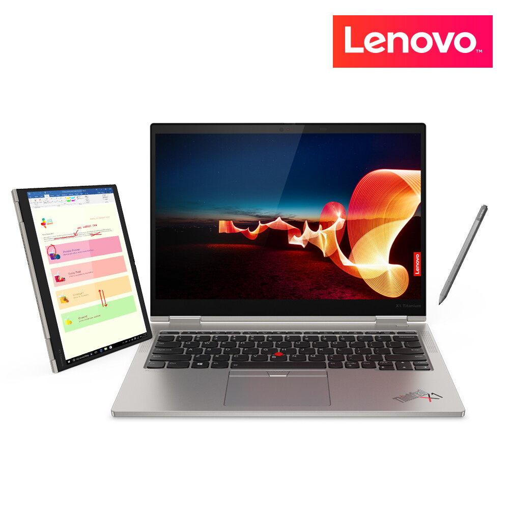 레노버 [클릭시 2% 쿠폰] 레노버 씽크패드 X1 Titanium Yoga 20QAS00400 i5-1130G7 16GB 256GB Win10Home