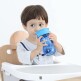 [와우컵][와우컵 ]일반형 트라이탄 296ml (오리지널) 흘림방지 자기주도 아기컵 어린이집 (뚜껑포함)-컬러선택