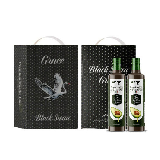 [아보아칸][2구SET] 아보카도 엑스트라버진오일 250ML*2EA 선물세트+손잡이박스