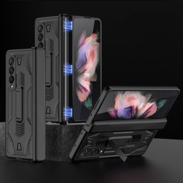 교보문고 쿠펀 갤럭시 z폴드3 zfold 힌지 커버 거치대 하드 케이스