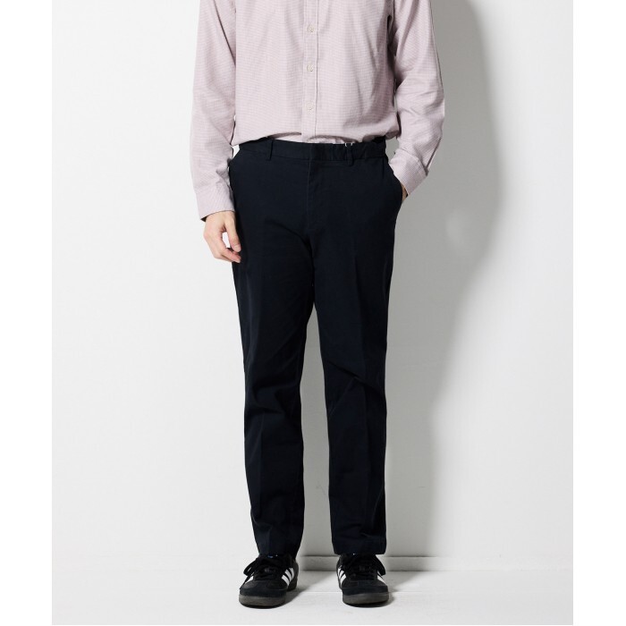 디엠스 [DIEMS][히든밴드] 바이오워싱 치노 팬츠_네이비 (스트레이트핏)-DZAPV10767B