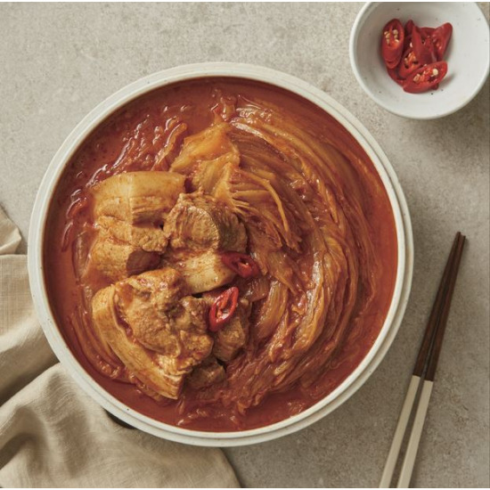 [키친스토리]빅마마 이혜정의 부드러운 국내산 묵은지 김치찜 800g*5팩 