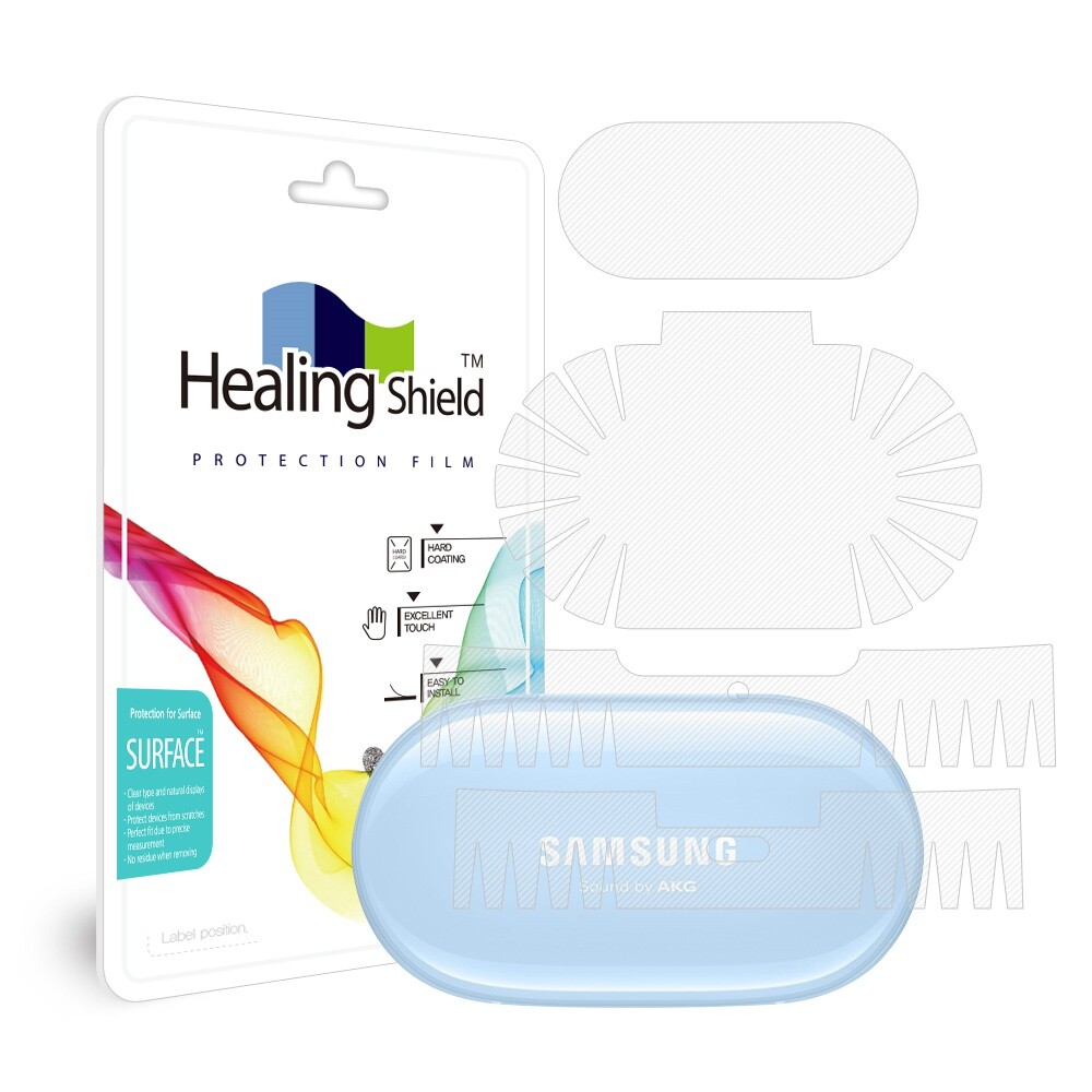 ㈜폰트리 힐링쉴드 갤럭시 버즈 플러스 무광 외부호필름 2세트