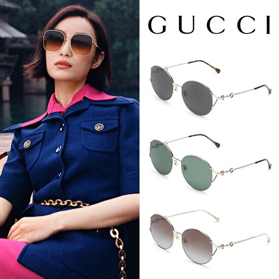 ○[22년 최신상] GUCCI 홀스빗 메탈 선글라스 (GG1017SK)